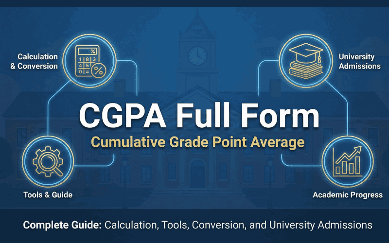 CGPA Full Form: Complete Guide, Calculation, Tools, Conversion, and University Admissions