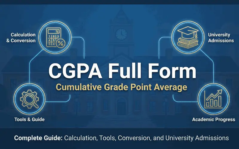 CGPA Full Form: Complete Guide, Calculation, Tools, Conversion, and University Admissions