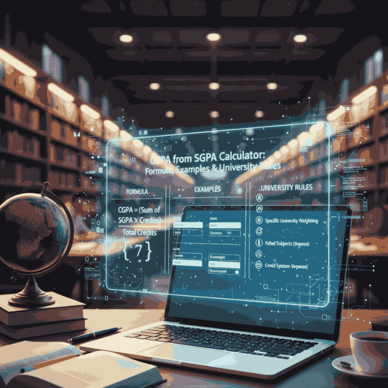 How to Calculate CGPA from SGPA (Formula, Examples, & University Rules)