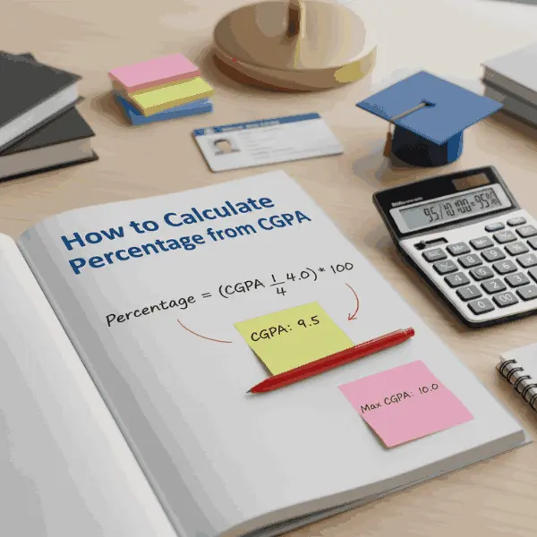 How to Calculate Percentage from CGPA (Official Method)