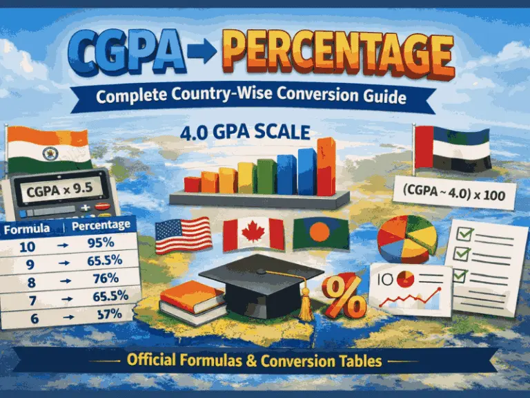 CGPA to Percentage – Complete Country-Wise Conversion Guide