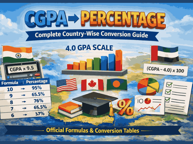 CGPA to Percentage – Complete Country-Wise Conversion Guide