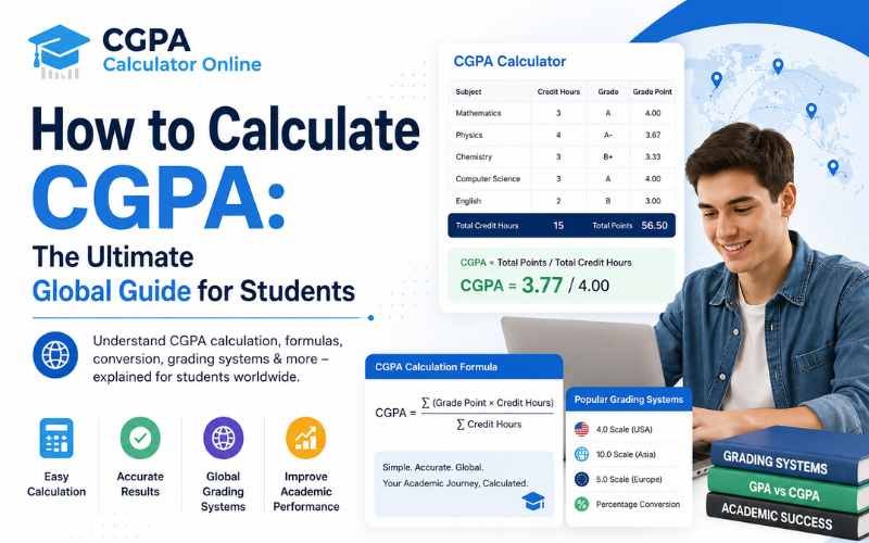 how to calculate cgpa - complete guide cgpa calculator online